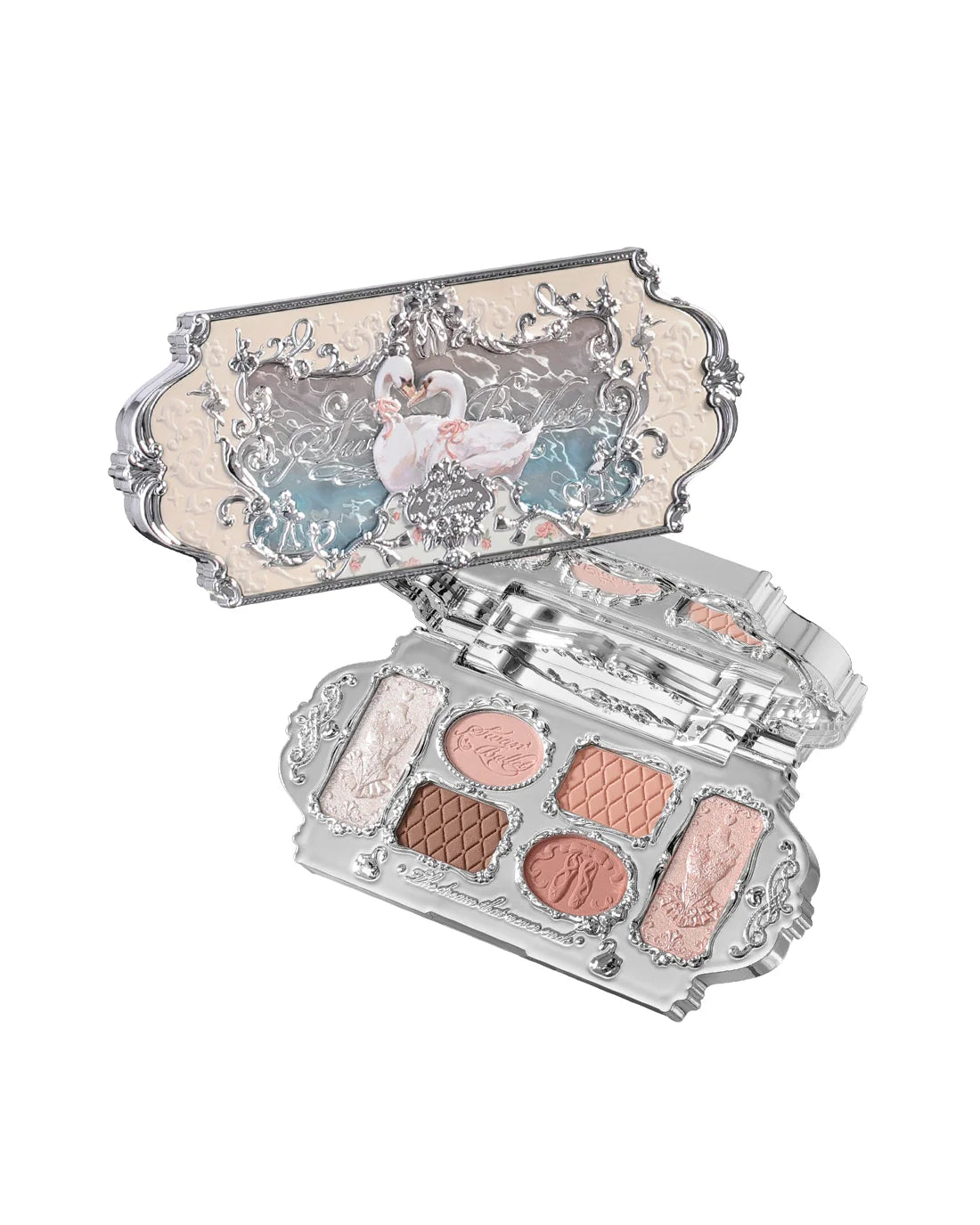Swan Ballet Six-Color Makeup Palette – 01 White Swan