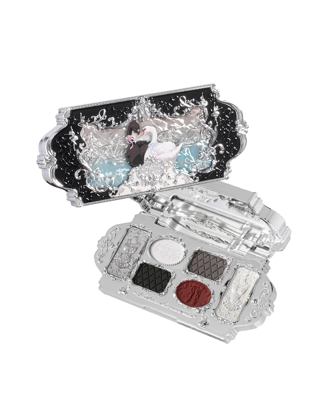 Swan Ballet Six-Color Makeup Palette – 02 Black Swan